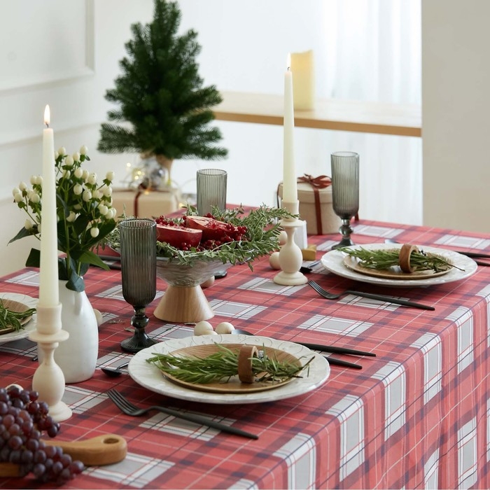 Скатерть Этель &laquo;Уютное Рождество&raquo;, 149х220 см, 100% хл, саржа 190 г/м2