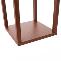 Торшер "Практик" Е27 40Вт 2хUSB коричневый 26х26х159 см