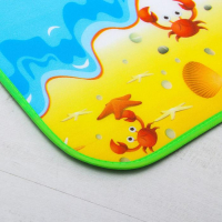 Игровой коврик для детей на фольгированной основе &laquo;Морской мир&raquo;, размер 180х150x0,5 см, Крошка Я