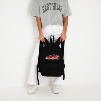 Рюкзак школьный молодёжный &laquo;Аниме&raquo;, 29х12х37, отдел на молнии, н/карман, чёрный