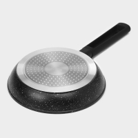 Сковорода Доляна &laquo;Первый дом&raquo;, d=18 см, антипригарное покрытие, индукция, цвет чёрный