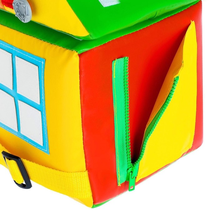 Мягкий модуль тактильный &laquo;Домик Малышок&raquo;, по методике Монтессори