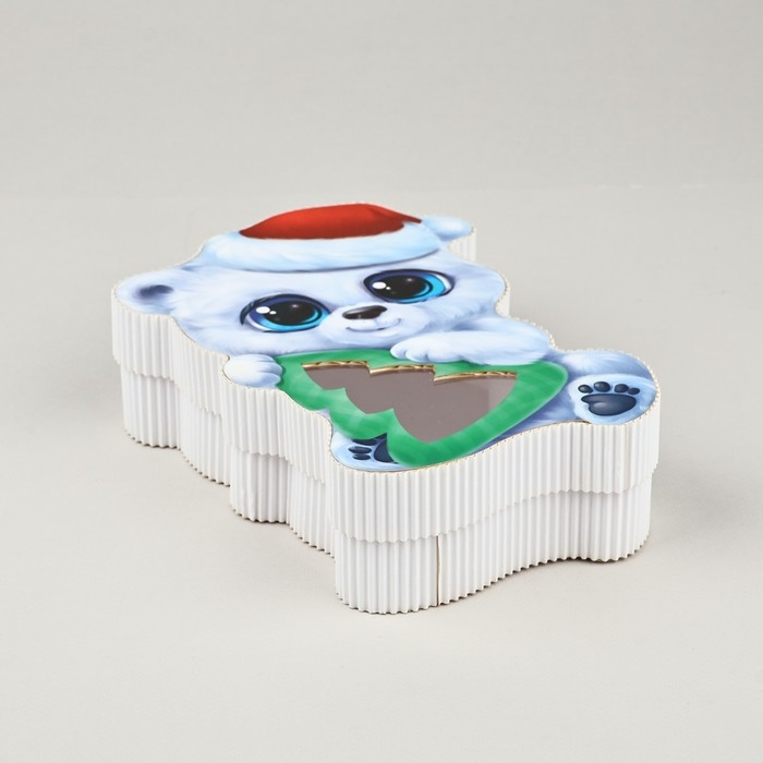 Коробка подарочная &laquo;Дружок&raquo;, 21 х 15 х 5 см, Новый год