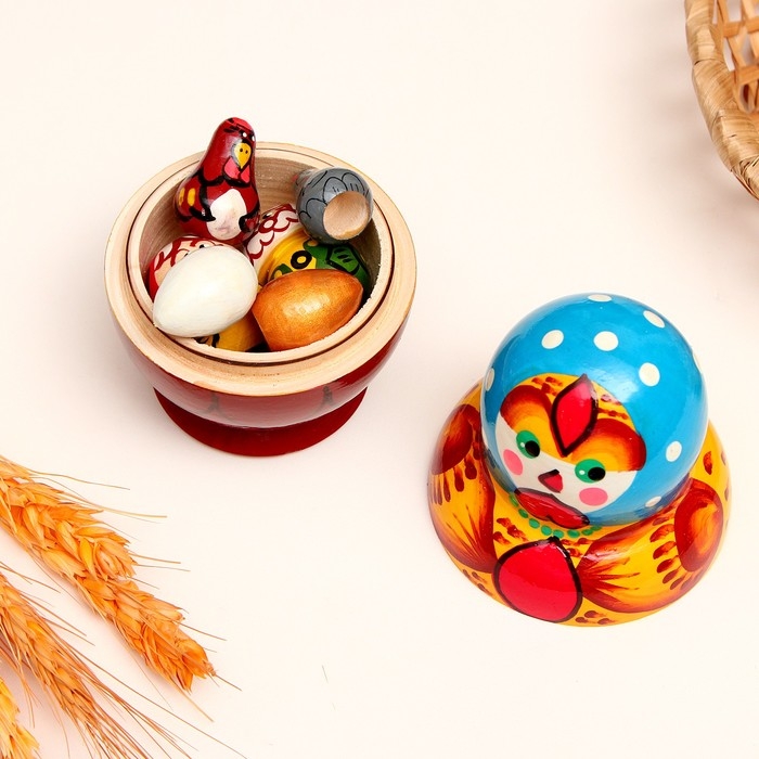 Пальчиковый театр в футляре &laquo;Курочка Ряба&raquo; МИКС