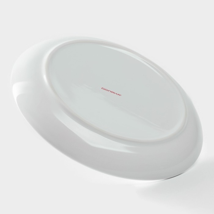 Тарелка керамическая Доляна &laquo;Мишка Отто&raquo;, 20,5&times;9 см, цвет белый