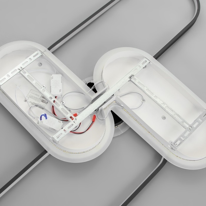 Светильник "Лайн" LED 90Вт 4000К черно-белый 110х67х6 см BayerLux