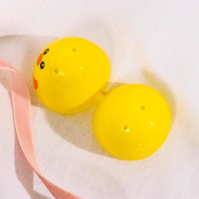 Основа для творчества &laquo;Яйцо-цыплёнок&raquo;, открывается, набор 6 шт., размер 1 шт: 6 &times; 4 см