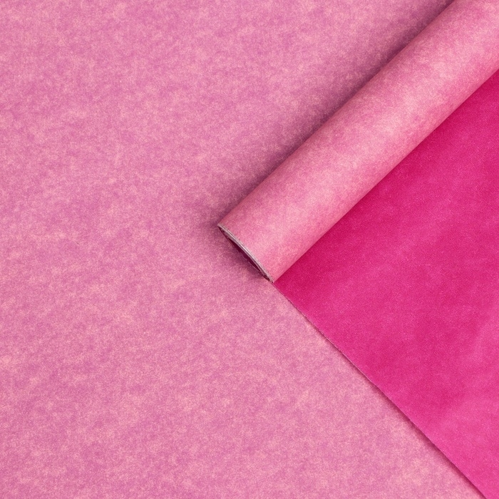 Пергамент флористический Пергамент флористический "Розово-сиреневый", 0,6 х 10 м, 52 г/м2