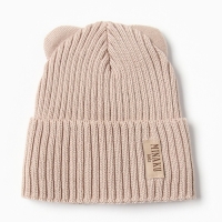 Шапка детская MINAKU, размер 46-48, цвет бежевый Шапка детская MINAKU, размер 46-48, цвет бежевый