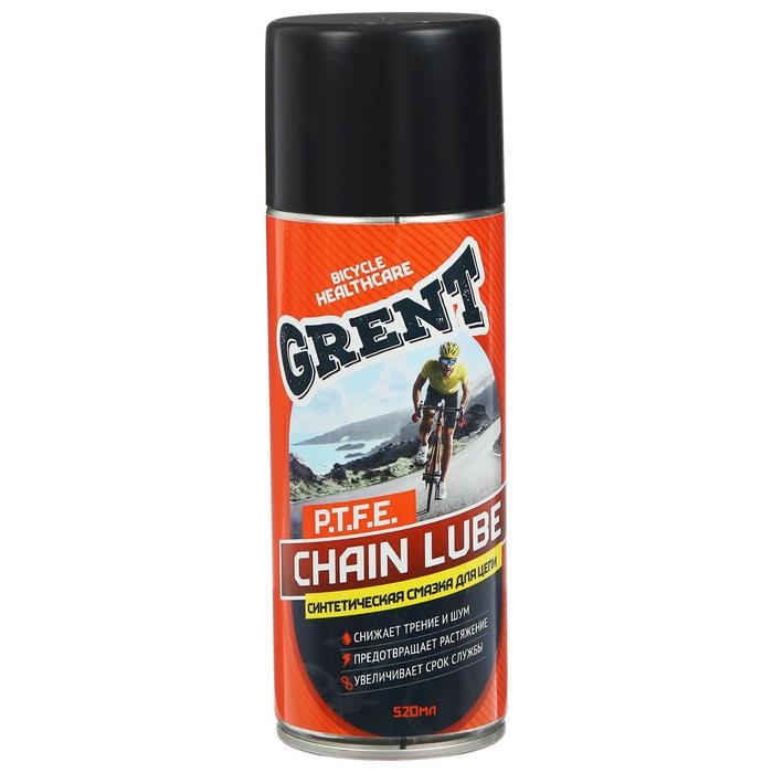Синтетическая смазка для цепи с тефлоном GRENT, 520 мл Синтетическая смазка для цепи с тефлоном GRENT, 520 мл