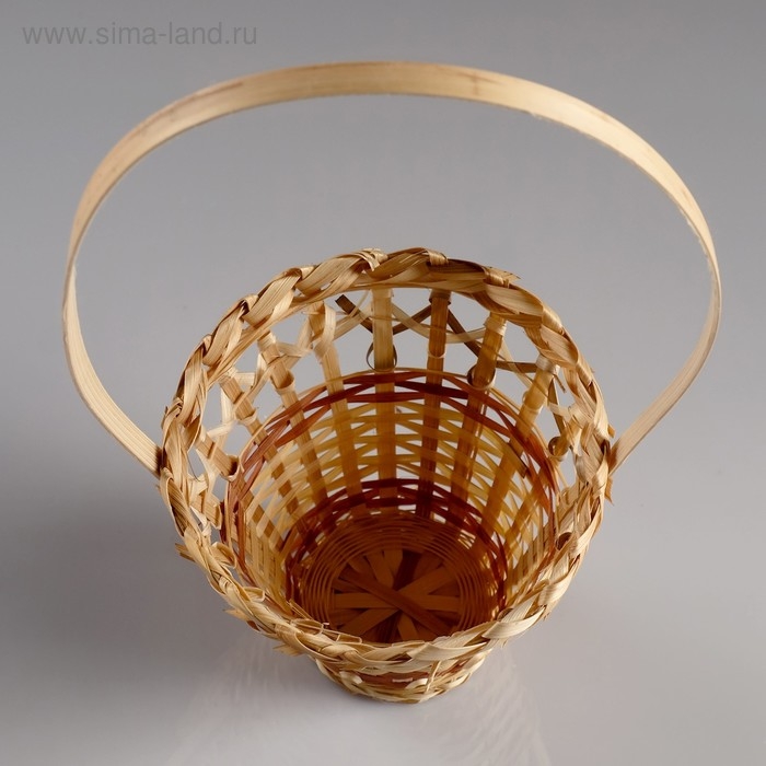 Корзина &laquo;Стакан&raquo;, 14&times;16 см, бамбук