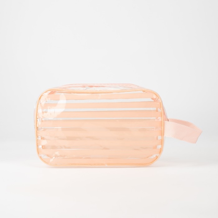Косметичка на молнии, цвет розовый