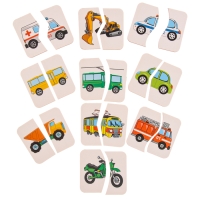 Картинки-половинки &laquo;Транспорт&raquo;