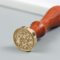 Печать для сургуча с деревянной ручкой "Ёлочные украшения" 9х2,5х2,5 см Печать для сургуча с деревянной ручкой "Ёлочные украшения" 9х2,5х2,5 см