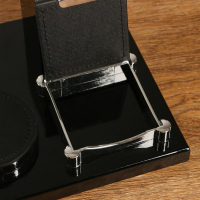 Набор настольный 7в1 с визитницей и часами, черное дерево 511394 Набор настольный 7в1 с визитницей и часами, черное дерево 511394