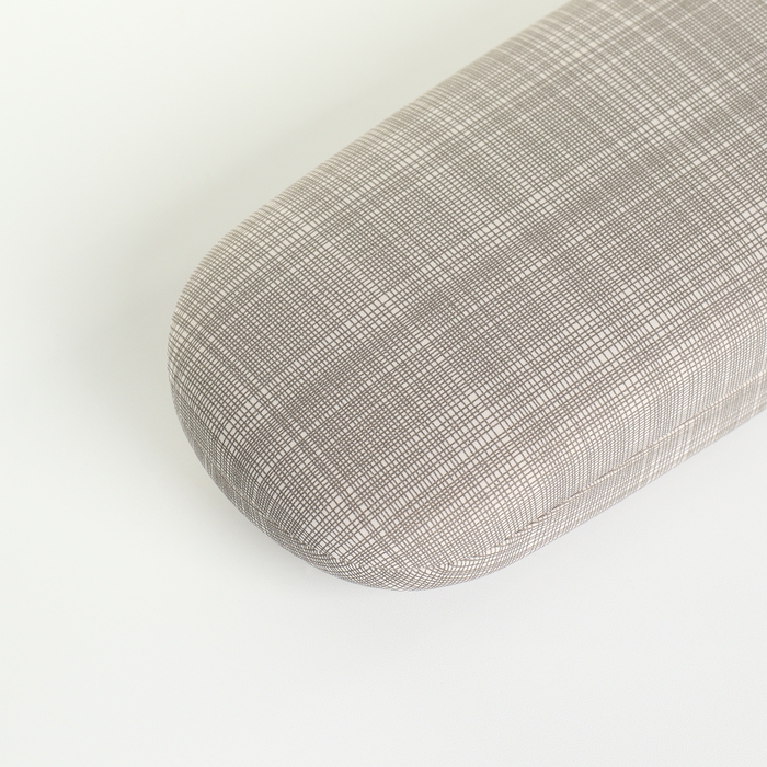 Футляр для очков на хлопушке, длина 16 см, цвет серый Футляр для очков на хлопушке, длина 16 см, цвет серый