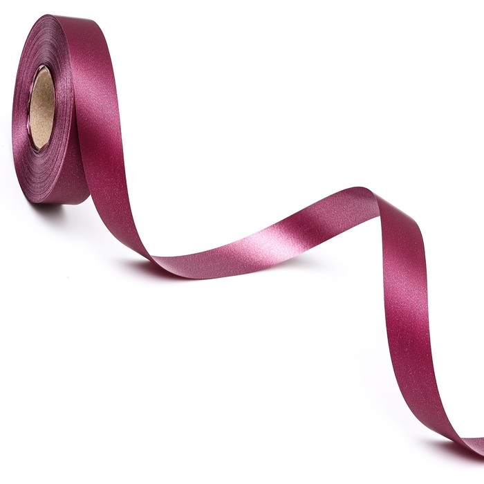 Лента полипропиленовая Лента полипропиленовая "Matte" для декора и подарков, бордовая, 2 см х 50 м