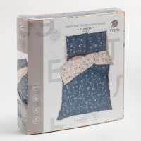 Постельное белье Этель 1.5 сп &laquo;Flowers&raquo; 143*215 см,150*214 см, 70*70 см - 2 шт.