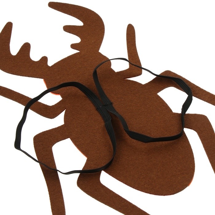 Карнавальный набор &laquo;Весёлые насекомые&raquo;: повязка и жук из фетра, 3&ndash;7 лет