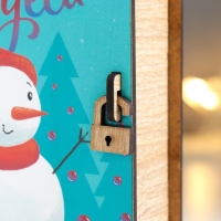 Новогодняя шкатулка-книга "Снеговик" 14х12х5 см Новогодняя шкатулка-книга "Снеговик" 14х12х5 см