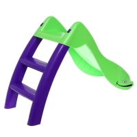 Горка «Дельфин», цвет зелёно-фиолетовый Горка «Дельфин», цвет зелёно-фиолетовый
