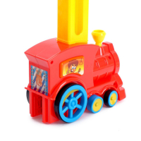 Паровоз &laquo;Домино&raquo;, работает от батареек, световые эффекты, МИКС