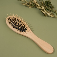 Расчёска массажная «Натурель», 6 × 22 см, цвет «светлое дерево» Расчёска массажная «Натурель», 6 × 22 см, цвет «светлое дерево»
