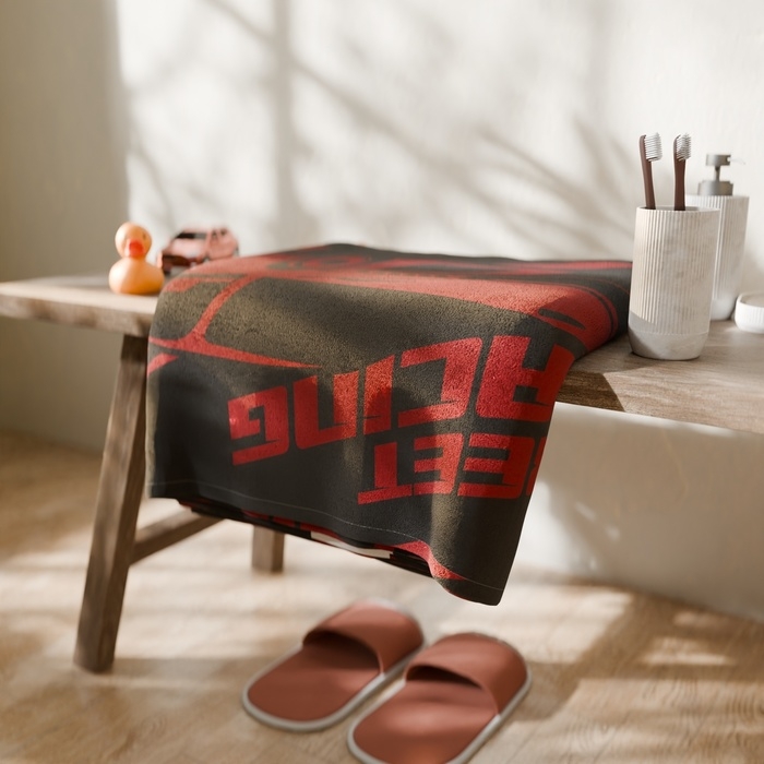 Полотенце махровое Этель Street racing, 70х130 см, 100% хлопок, 420гр/м2 Полотенце махровое Этель Street racing, 70х130 см, 100% хлопок, 420гр/м2