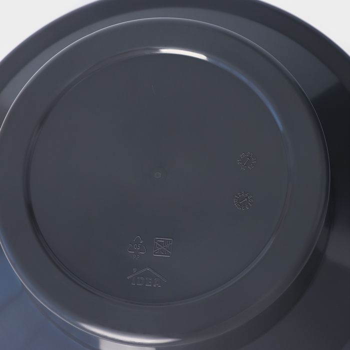 Кашпо на ножках «Флориан», 4,2 л, d=25 см, h=18,5 см, цвет графитовый Кашпо на ножках «Флориан», 4,2 л, d=25 см, h=18,5 см, цвет графитовый