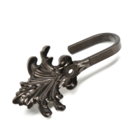 Крючок для штор KS010, однорожковый, цвет бронза Крючок для штор KS010, однорожковый, цвет бронза