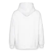 Худи флисовое унисекс Manakin, белое, размер M/L