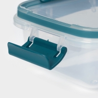 Контейнер герметичный пластиковый Butterfly bright, 500 мл, прозрачный, крышка МИКС Контейнер герметичный пластиковый Butterfly bright, 500 мл, прозрачный, крышка МИКС