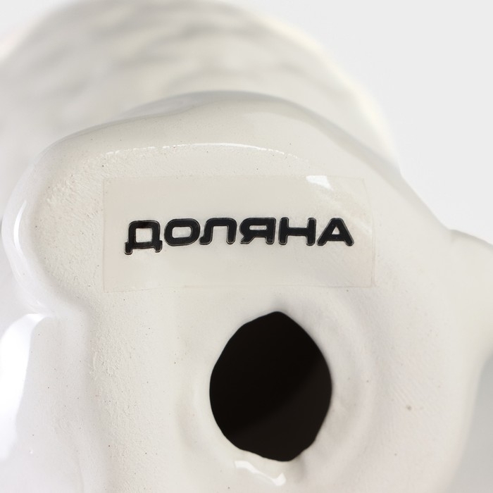 Подставка для яйца Доляна &laquo;Зайка&raquo;, 8&times;5,5&times;7,5 см, цвет голубой