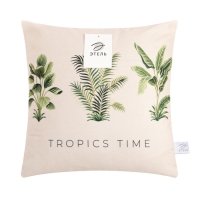 Наволочка декоративная Этель &laquo;Tropics time&raquo;, 40х40 см, 100 п/э, велюр