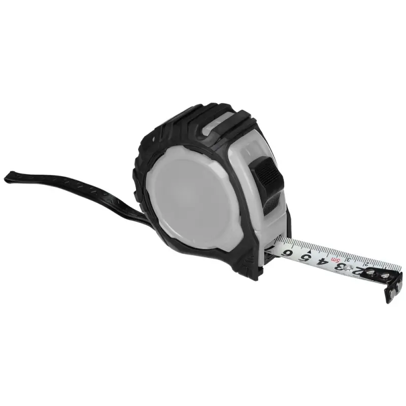 Рулетка Mittari с магнитным наконечником, 5 м, серая Рулетка Mittari с магнитным наконечником, 5 м, серая