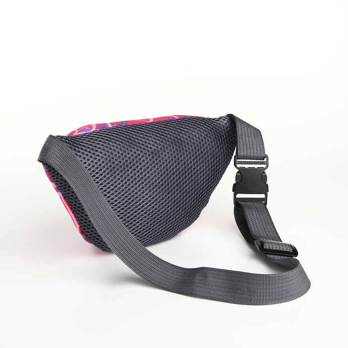 Сумка поясная детская на молнии, цвет малиновый Сумка поясная детская на молнии, цвет малиновый