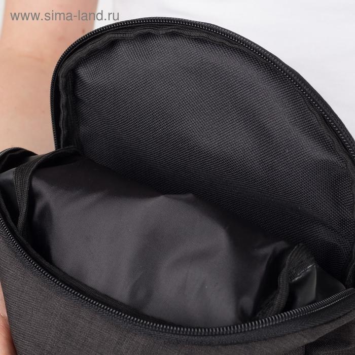 Сумка-слинг из текстиля, &laquo;ЗФТС&raquo;, цвет чёрный