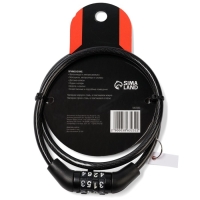 Замок навесной велосипедный Dream Bike, кодовый, 6х650 мм Замок навесной велосипедный Dream Bike, кодовый, 6х650 мм