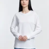 Футболка унисекс с длинным рукавом Pioneer LSL, белая, размер 4XL