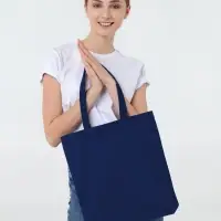 Холщовая сумка Avoska, темно-синяя (navy)
