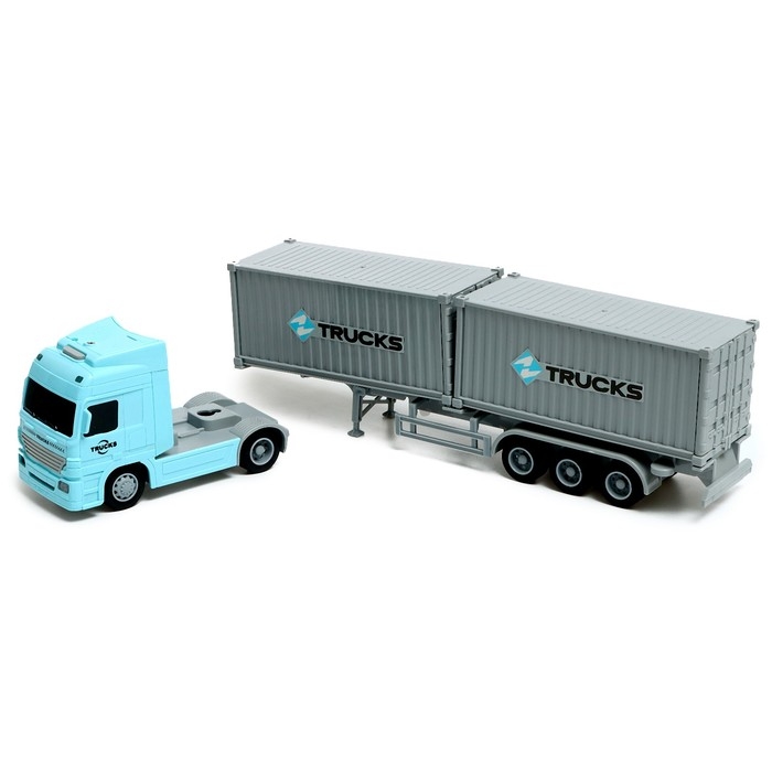 Грузовик инерционный «Контейнеровоз», 1:50, свет, звук Грузовик инерционный «Контейнеровоз», 1:50, свет, звук