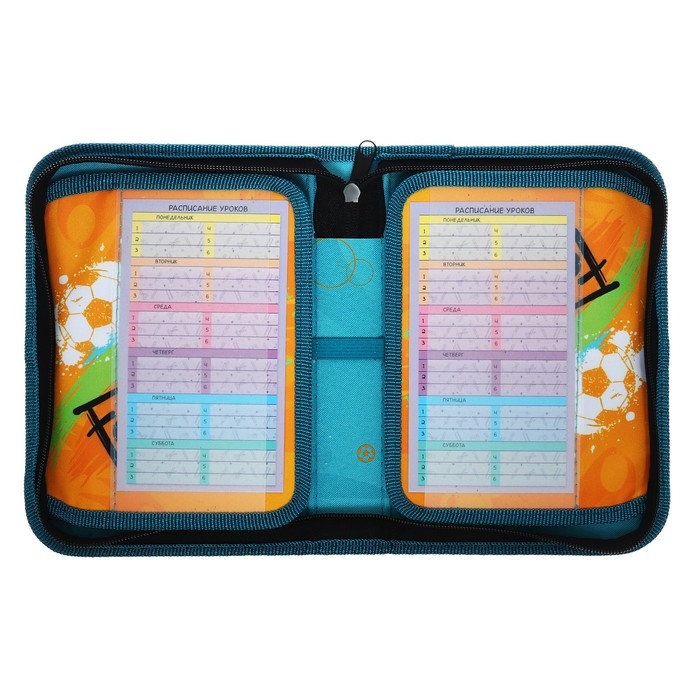 Пенал 1 секция, 140 х 200 х 40 мм, 2 откидные планки, тканевый, ПКТ 09-20 Пенал 1 секция, 140 х 200 х 40 мм, 2 откидные планки, тканевый, ПКТ 09-20 "Футбол" 70580