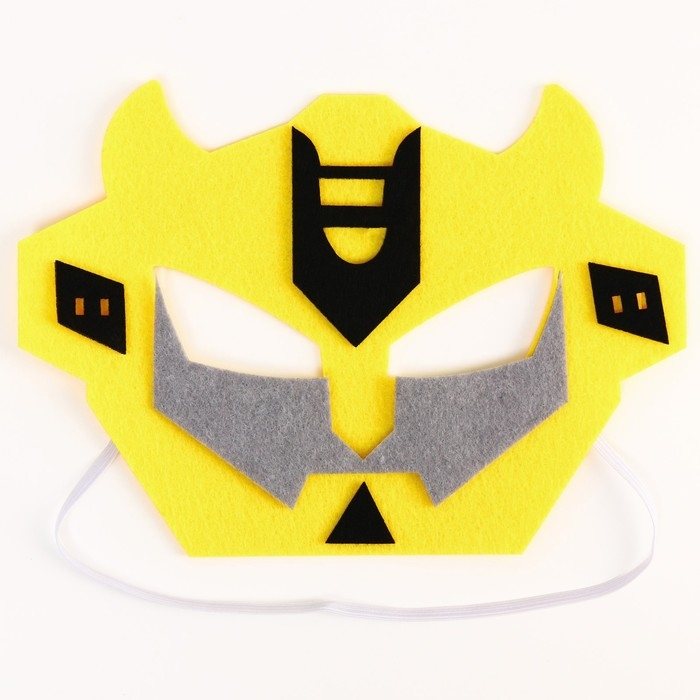 Набор детских татуировок + маска супергероя &laquo;Трансформеры&raquo; Бамблби, сделай маску+переводки Transformers