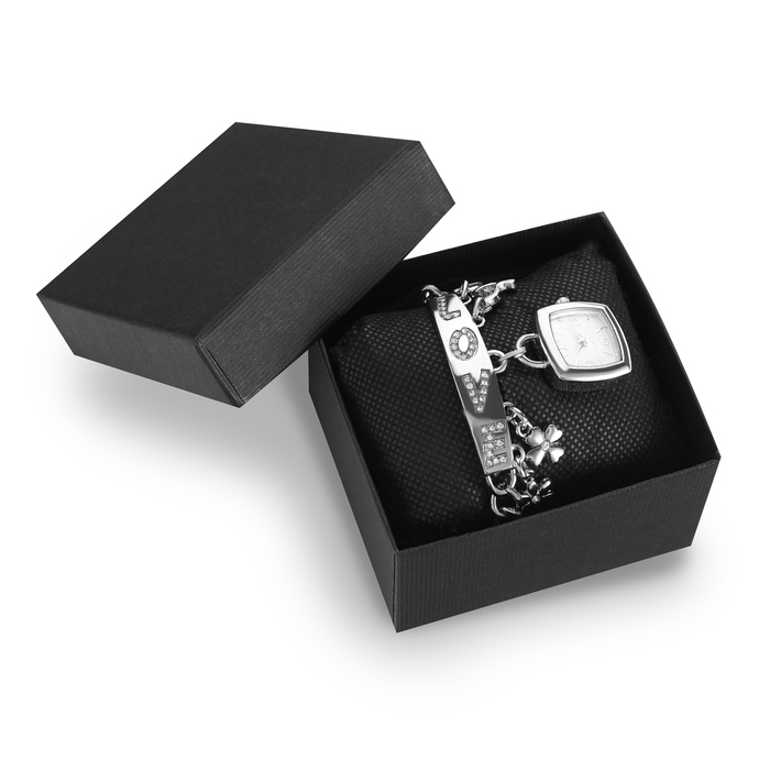 Часы-браслет наручные женские Love, металл Часы-браслет наручные женские Love, металл