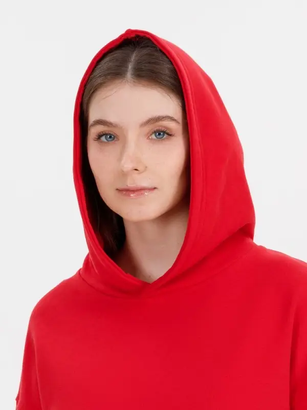 Худи оверсайз унисекс Outshine, красное, размер M/L