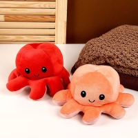 Мягкая игрушка &laquo;Осьминог&raquo;, перевёртыш, цвет МИКС