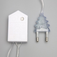 Гирлянда «Нить» 5 м с насадками «Шарики белые», IP20, прозрачная нить, 30 LED, свечение белое, 8 режимов, 220 В Гирлянда «Нить» 5 м с насадками «Шарики белые», IP20, прозрачная нить, 30 LED, свечение белое, 8 режимов, 220 В