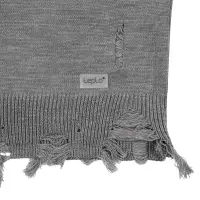 Джемпер оверсайз унисекс Grunge в сумке, серый, размер L/XL Джемпер оверсайз унисекс Grunge в сумке, серый, размер L/XL