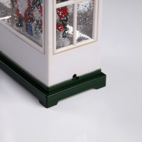 Светодиодная фигура &laquo;Фонарь с гномом&raquo; 10.2 &times; 23 &times; 5.8 см, пластик, батарейки ААх3 (не в комплекте), USB, свечение тёплое белое