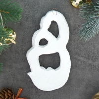 Новый год. Символ 2025. Панно с подвесом "Змея в цветке" под раскраску, 11,5х6,5х1см Новый год. Символ 2025. Панно с подвесом "Змея в цветке" под раскраску, 11,5х6,5х1см